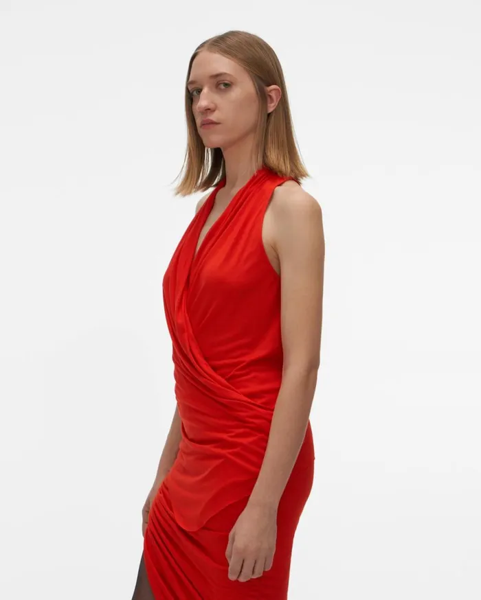 TShirts and Sweatshirts Women Helmut Lang Overlap Top Helium Pink