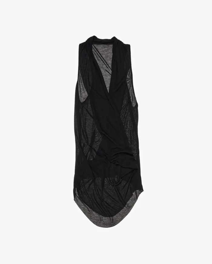 TShirts and Sweatshirts Women Helmut Lang Overlap Top Onyx