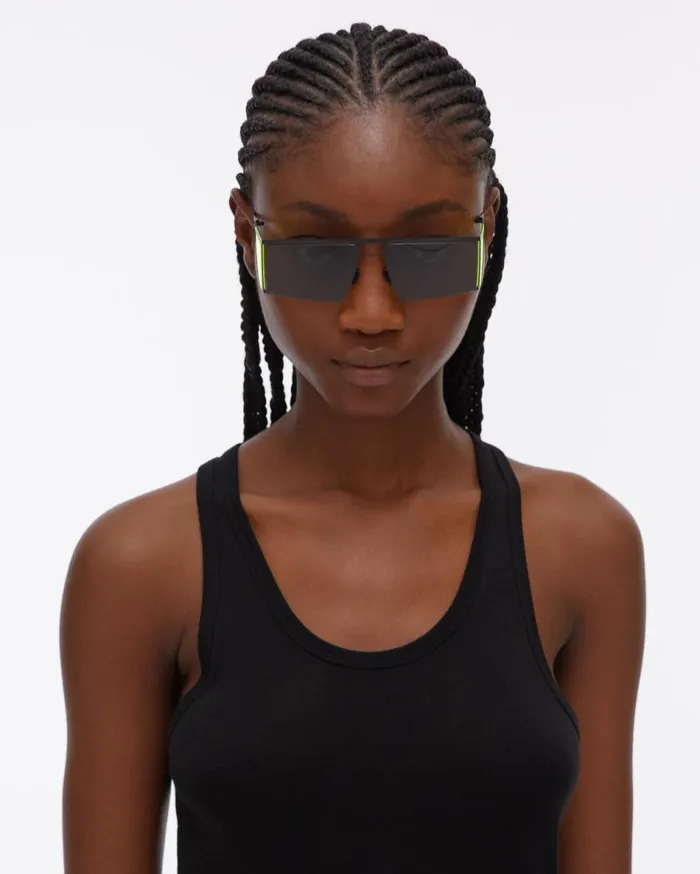 TShirts and Sweatshirts Women Helmut Lang Silk Rib Tank Onyx