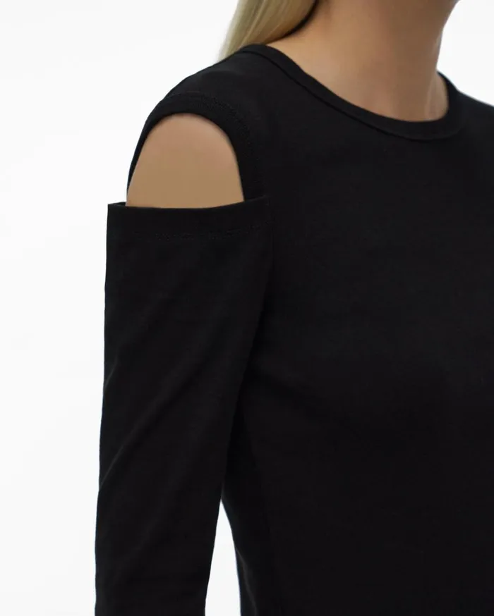 TShirts and Sweatshirts Women Helmut Lang Slash Tee Black