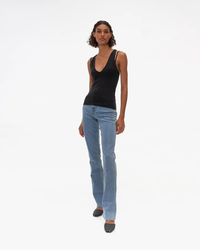 TShirts and Sweatshirts Women Helmut Lang Strap Tank Black