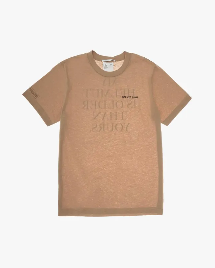 TShirts Men Helmut Lang Older Tee Noble Tan