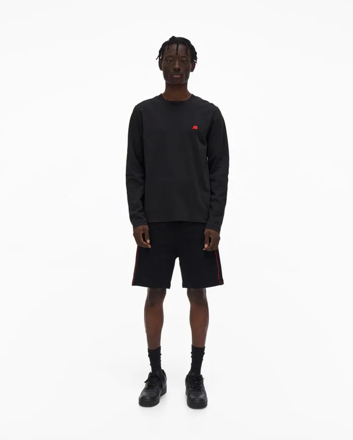 TShirts Men Helmut Lang Piped Tee Black