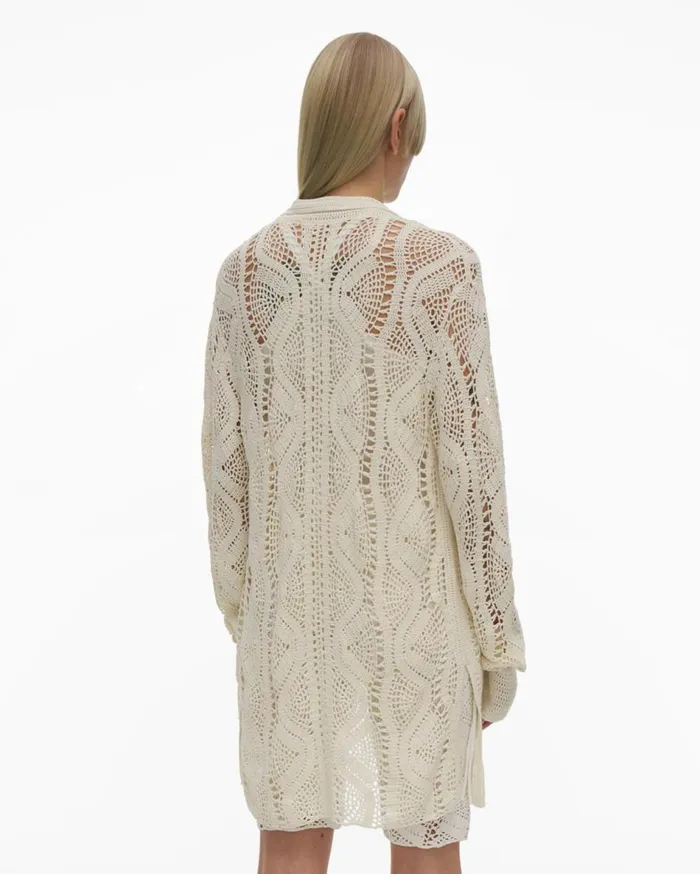 Tops Women Helmut Lang Crochet Shirt Plaster