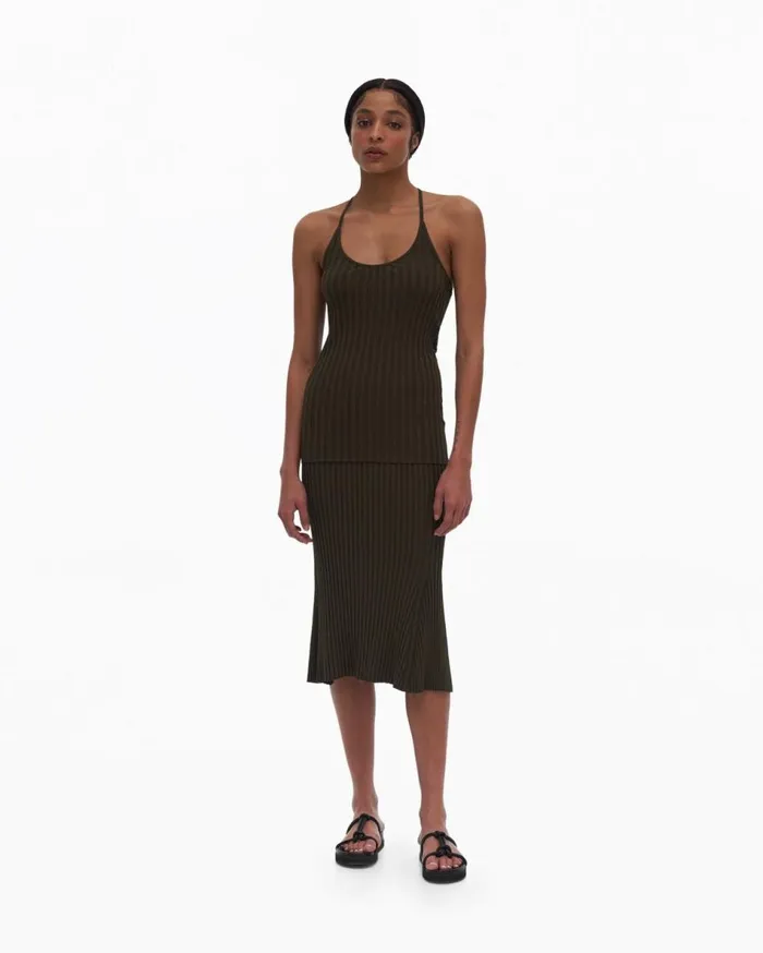Tops Women Helmut Lang Slash Tank Light Sage