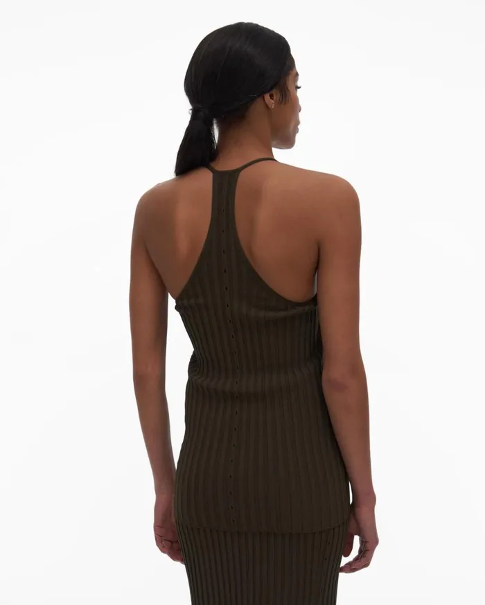 Tops Women Helmut Lang Slash Tank Light Sage