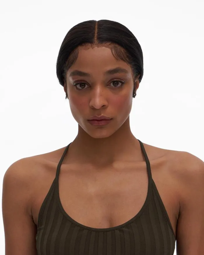 Tops Women Helmut Lang Slash Tank Light Sage