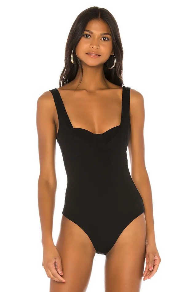 Tops Women Lovers and Friends Aiden Bodysuit Black Tops Women Lovers and Friends Aiden Bodysuit Black