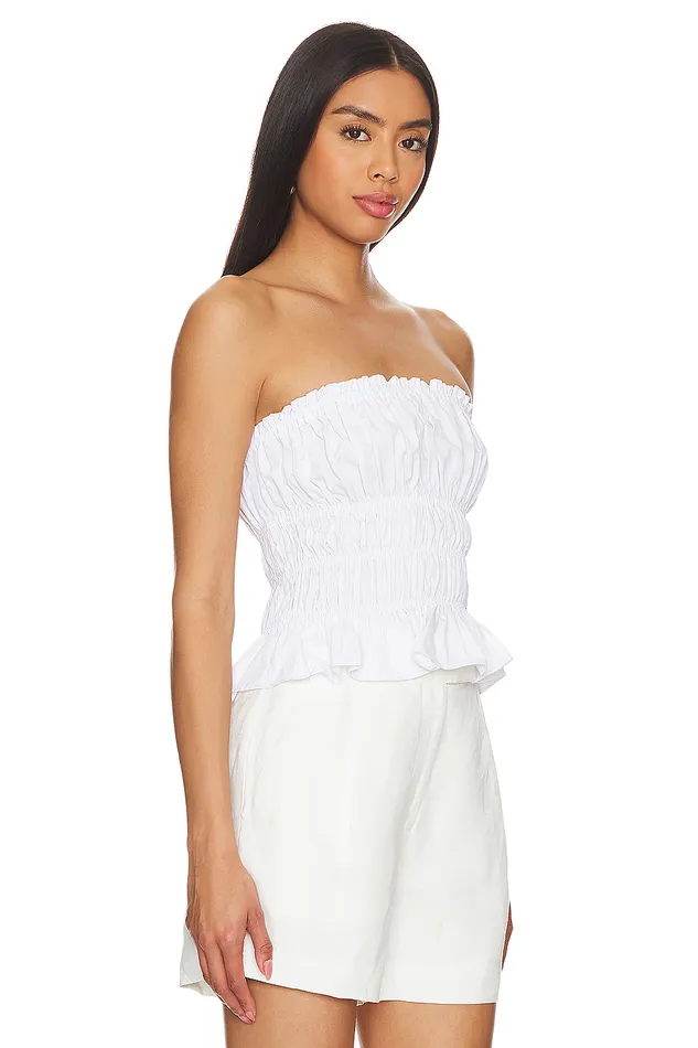 Tops Women Lovers and Friends Angela Top White Tops Women Lovers and Friends Angela Top White