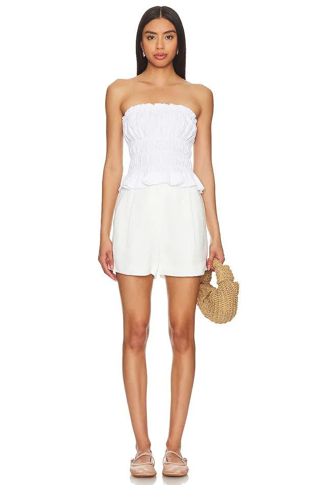 Tops Women Lovers and Friends Angela Top White Tops Women Lovers and Friends Angela Top White