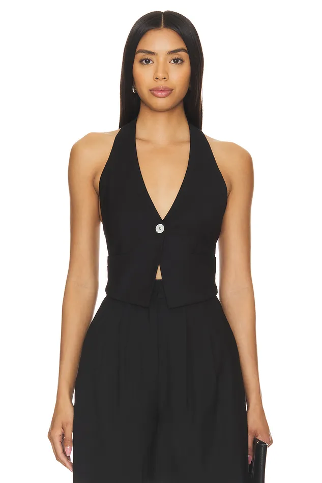 Tops Women Lovers and Friends Aria Vest Black