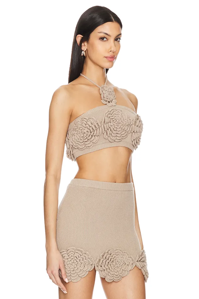 Tops Women Lovers and Friends Ashby Crochet Top Beige Tops Women Lovers and Friends Ashby Crochet Top Beige