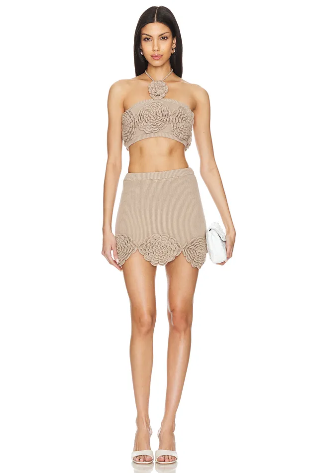 Tops Women Lovers and Friends Ashby Crochet Top Beige Tops Women Lovers and Friends Ashby Crochet Top Beige