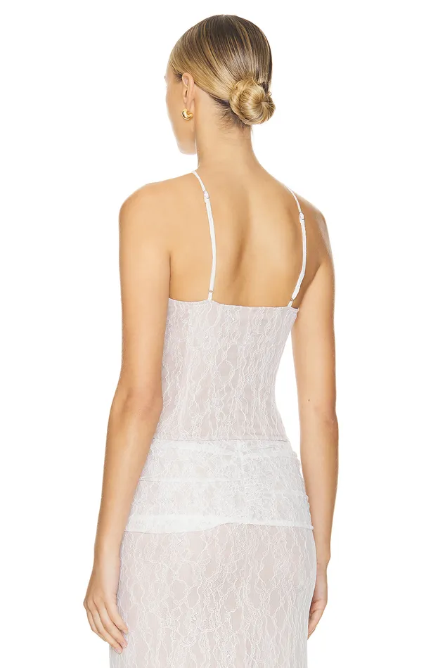 Tops Women Lovers and Friends Astra Top White Lace Tops Women Lovers and Friends Astra Top White Lace