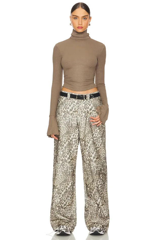 Tops Women Lovers and Friends Belen Top Dark Taupe Tops Women Lovers and Friends Belen Top Dark Taupe