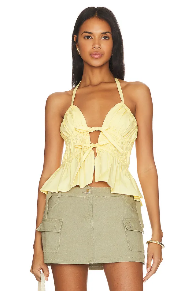 Tops Women Lovers and Friends Dalia Top Butter Yellow