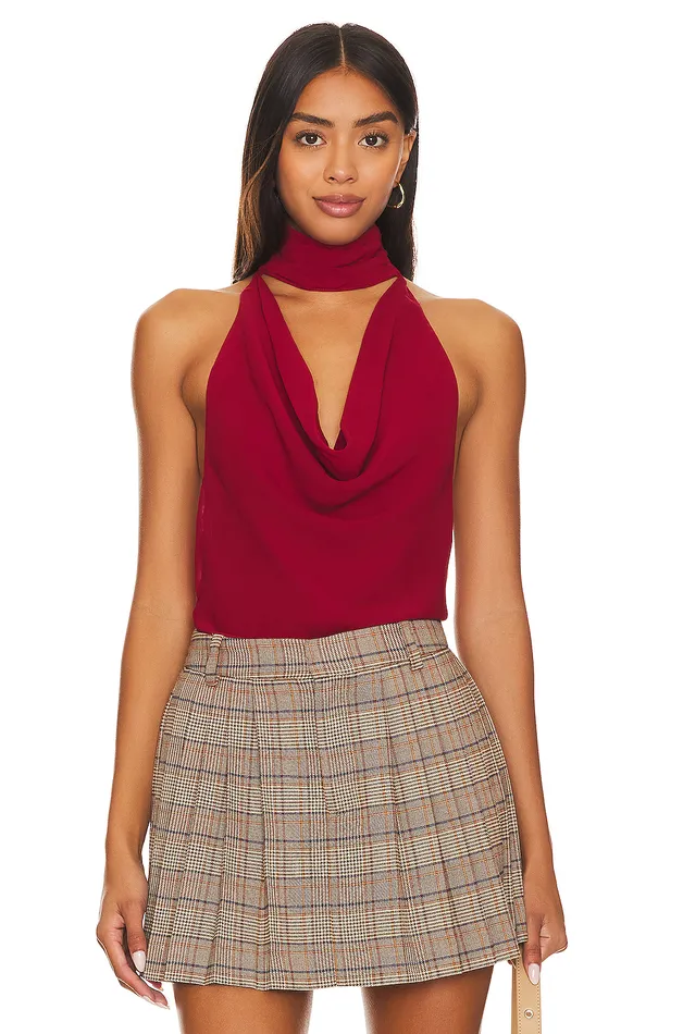 Tops Women Lovers and Friends Daniella Top Burgundy