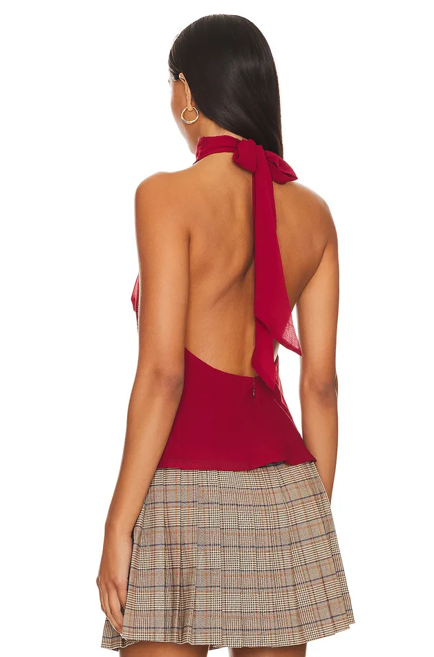 Tops Women Lovers and Friends Daniella Top Burgundy Tops Women Lovers and Friends Daniella Top Burgundy