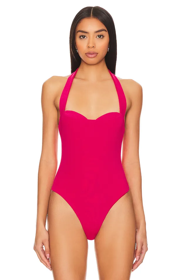 Tops Women Lovers and Friends Dominique Bodysuit Dark Pink Tops Women Lovers and Friends Dominique Bodysuit Dark Pink
