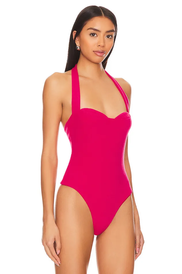 Tops Women Lovers and Friends Dominique Bodysuit Dark Pink Tops Women Lovers and Friends Dominique Bodysuit Dark Pink