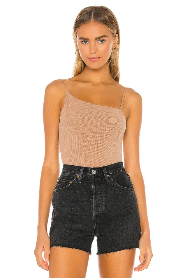 Tops Women Lovers and Friends Donovan Bodysuit Tan