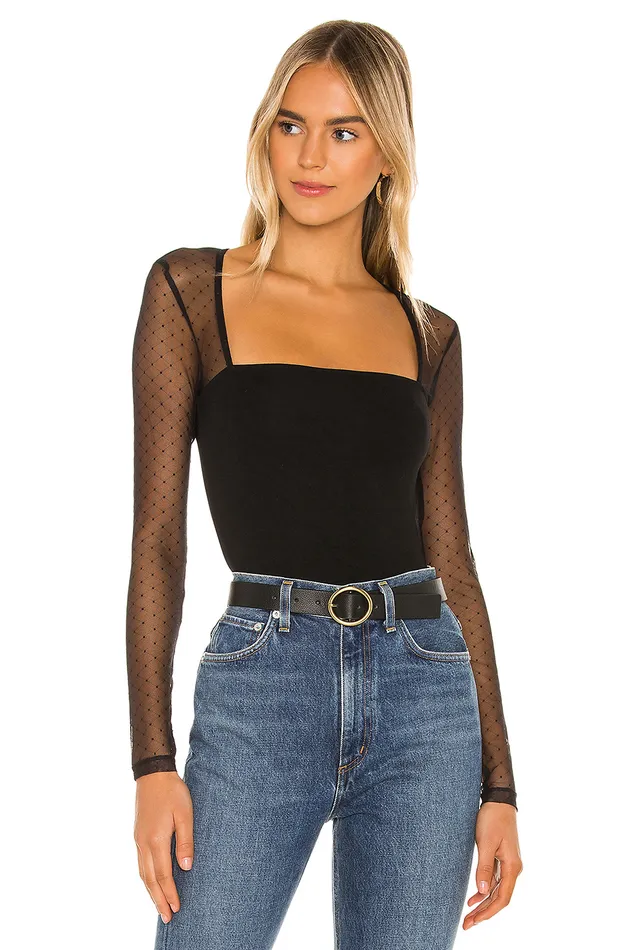 Tops Women Lovers and Friends Elisabetta Bodysuit Black