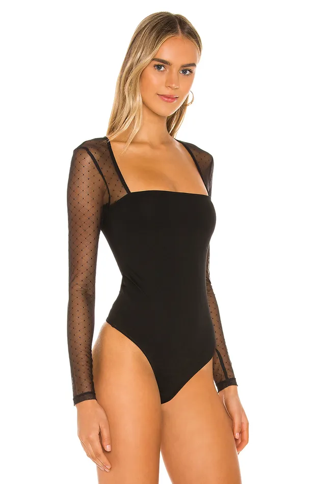 Tops Women Lovers and Friends Elisabetta Bodysuit Black Tops Women Lovers and Friends Elisabetta Bodysuit Black