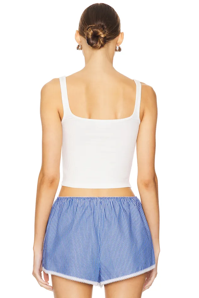 Tops Women Lovers and Friends Esther Top White Tops Women Lovers and Friends Esther Top White