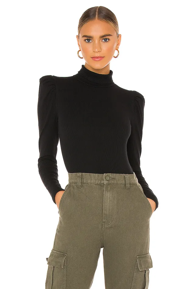 Tops Women Lovers and Friends Evelyn Bodysuit Black