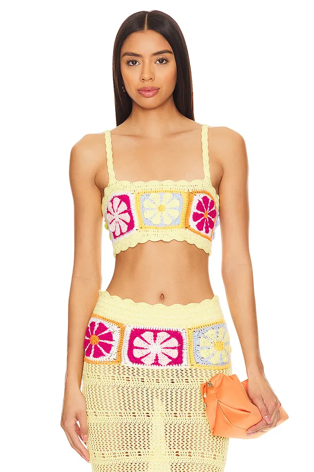 Tops Women Lovers and Friends Florence Top Yellow Multi