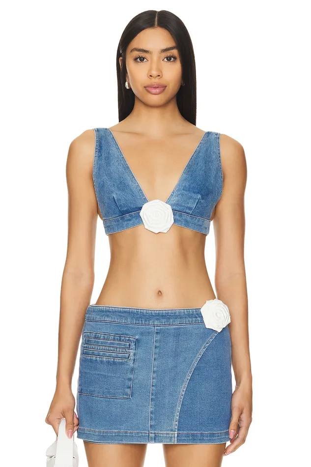 Tops Women Lovers and Friends Hana Top Medium Blue Wash