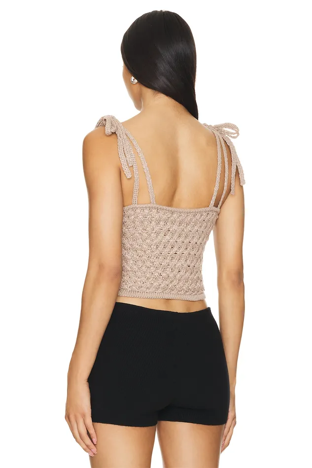 Tops Women Lovers and Friends Jaquetta Tank Taupe Tops Women Lovers and Friends Jaquetta Tank Taupe