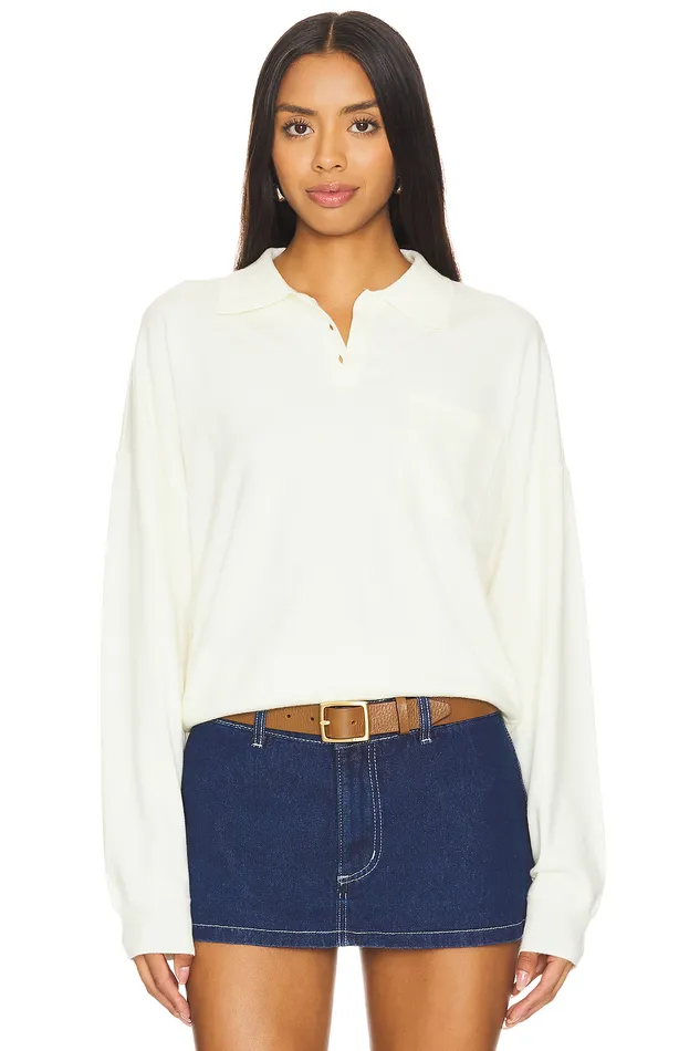 Tops Women Lovers and Friends Jolanda Oversized Polo Cream