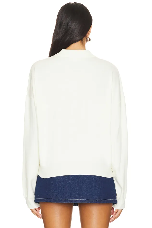Tops Women Lovers and Friends Jolanda Oversized Polo Cream Tops Women Lovers and Friends Jolanda Oversized Polo Cream