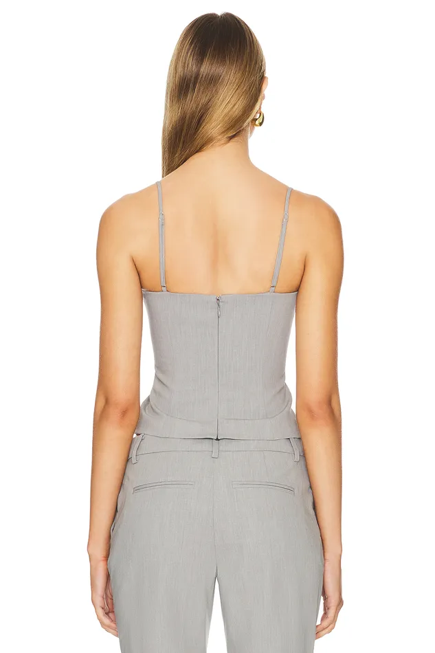 Tops Women Lovers and Friends Jones Top Gray Tops Women Lovers and Friends Jones Top Gray