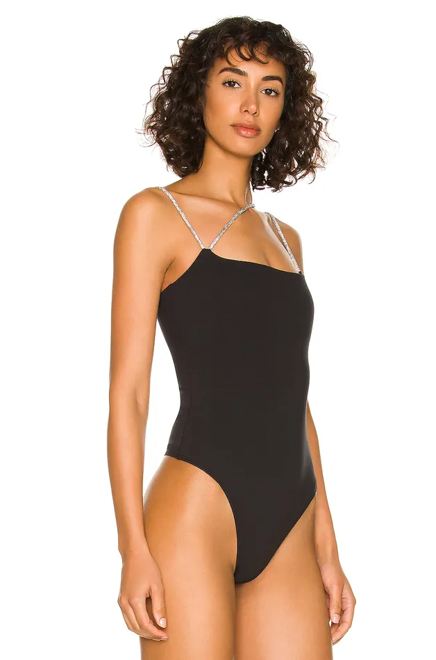 Tops Women Lovers and Friends Julie Bodysuit Black Tops Women Lovers and Friends Julie Bodysuit Black