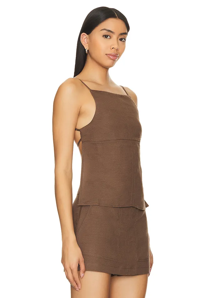 Tops Women Lovers and Friends Keila Top Chocolate Brown Tops Women Lovers and Friends Keila Top Chocolate Brown