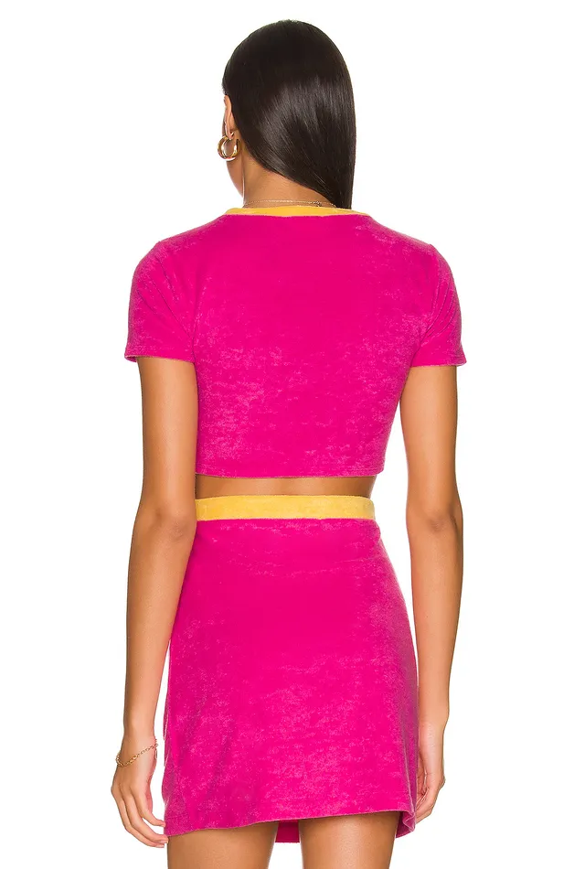 Tops Women Lovers and Friends Lana Crop Top Magenta Tops Women Lovers and Friends Lana Crop Top Magenta