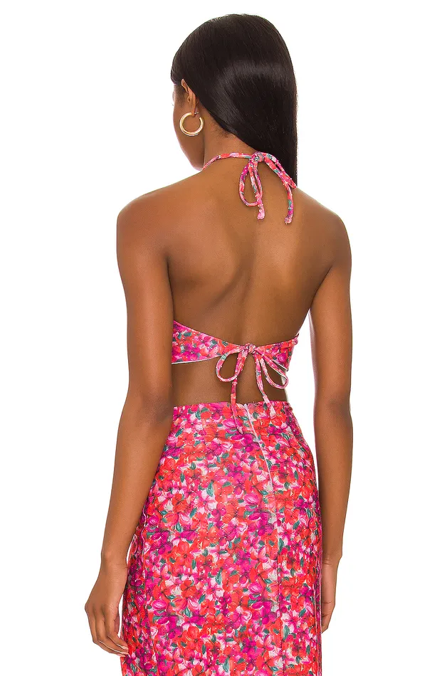 Tops Women Lovers and Friends Lana Tie Top Island Floral Tops Women Lovers and Friends Lana Tie Top Island Floral