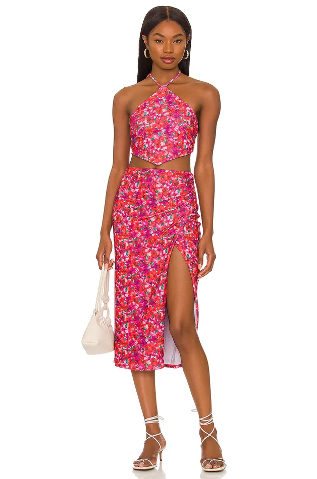 Tops Women Lovers and Friends Lana Tie Top Island Floral Tops Women Lovers and Friends Lana Tie Top Island Floral