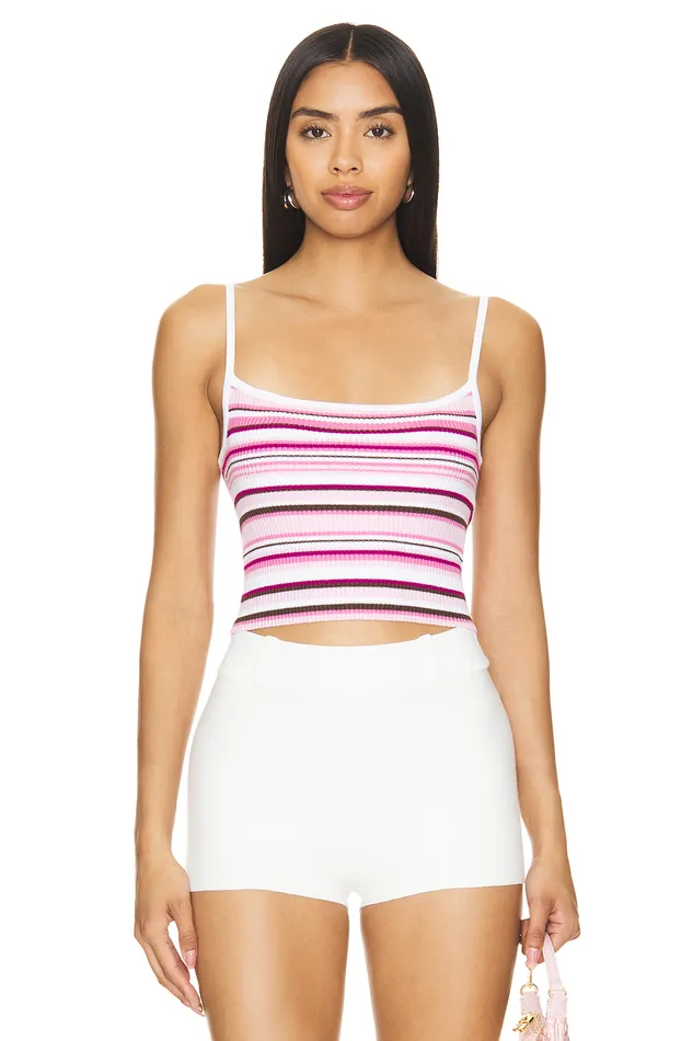Tops Women Lovers and Friends Laney Tank Pink Multi
