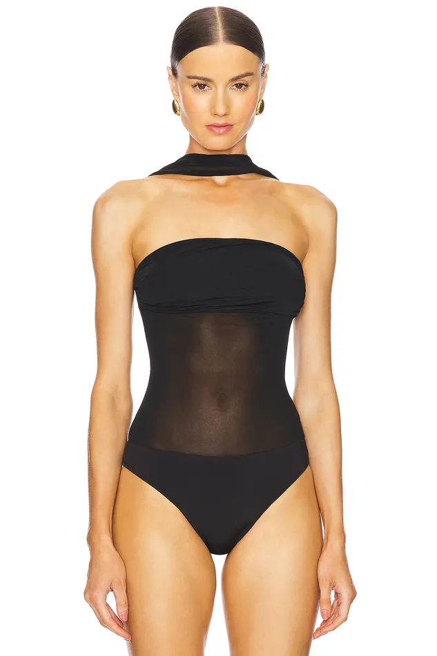 Tops Women Lovers and Friends Lexi Bodysuit Black Tops Women Lovers and Friends Lexi Bodysuit Black