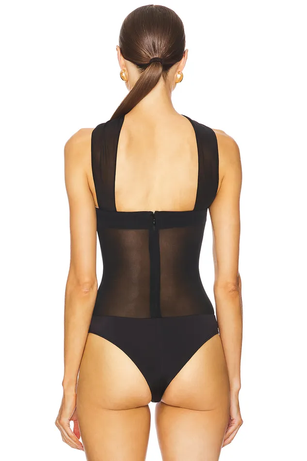 Tops Women Lovers and Friends Lexi Bodysuit Black Tops Women Lovers and Friends Lexi Bodysuit Black