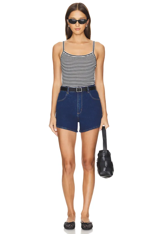 Tops Women Lovers and Friends Lucy Tank Top Black and White Tops Women Lovers and Friends Lucy Tank Top Black and White