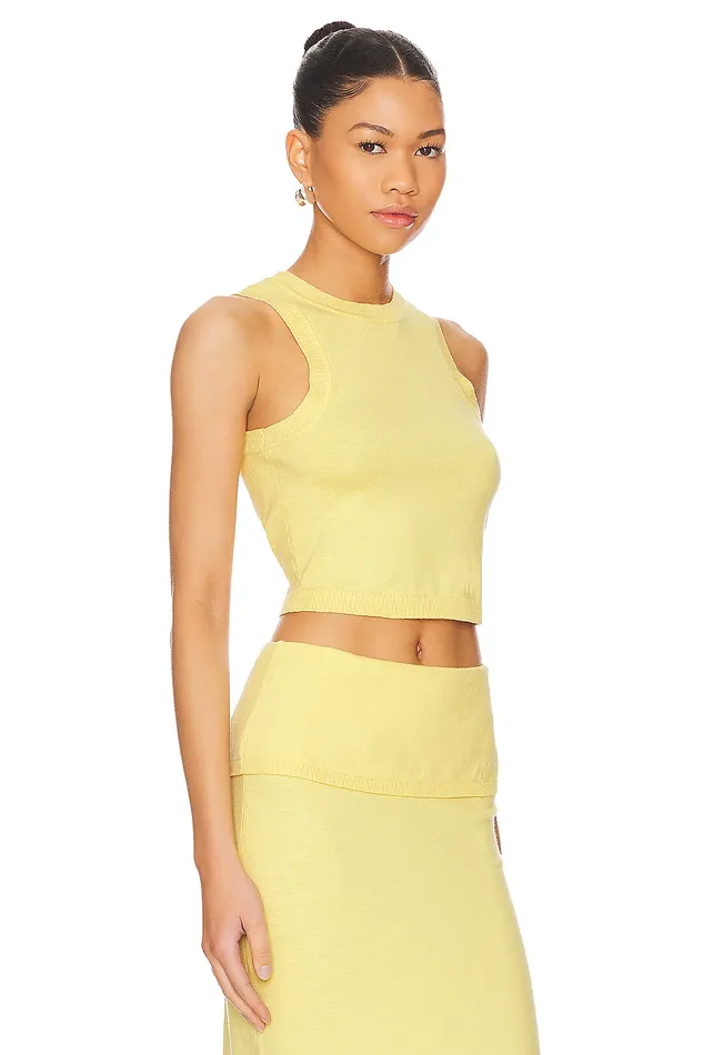 Tops Women Lovers and Friends Lumielle Tank Baby Yellow Tops Women Lovers and Friends Lumielle Tank Baby Yellow