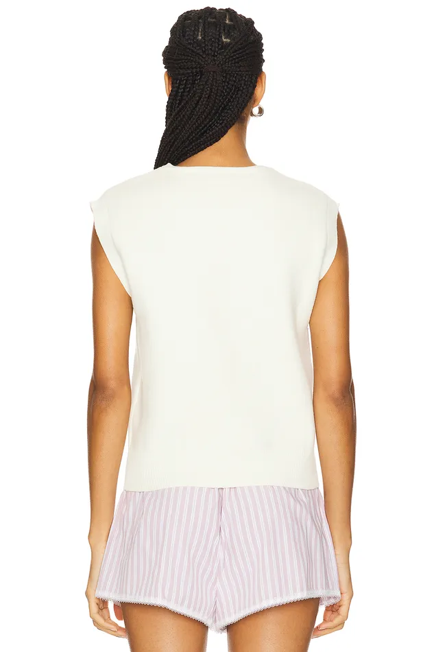 Tops Women Lovers and Friends Luna Vest Ivory Tops Women Lovers and Friends Luna Vest Ivory