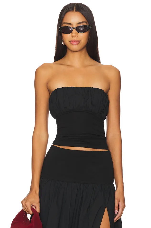 Tops Women Lovers and Friends Mac Tube Top Black