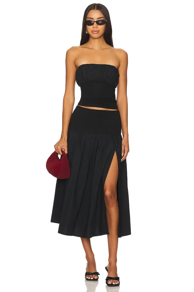 Tops Women Lovers and Friends Mac Tube Top Black Tops Women Lovers and Friends Mac Tube Top Black