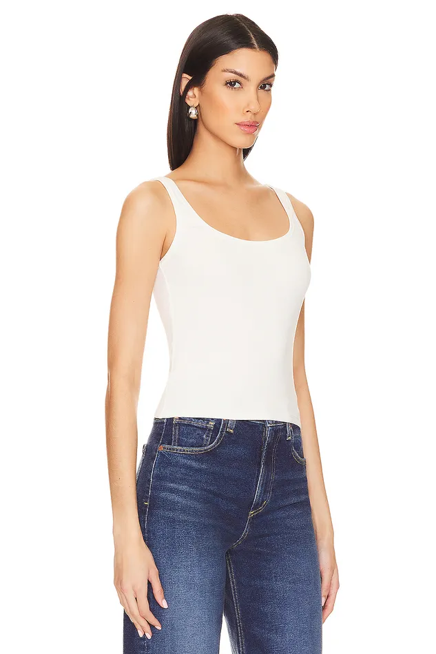 Tops Women Lovers and Friends Megan Tank Top White Tops Women Lovers and Friends Megan Tank Top White