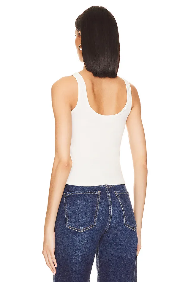 Tops Women Lovers and Friends Megan Tank Top White Tops Women Lovers and Friends Megan Tank Top White